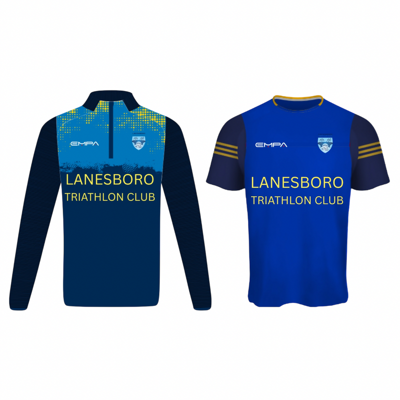 Halfzip and Leisure T-shirt Bundle - Lanesboro Triathlon Club