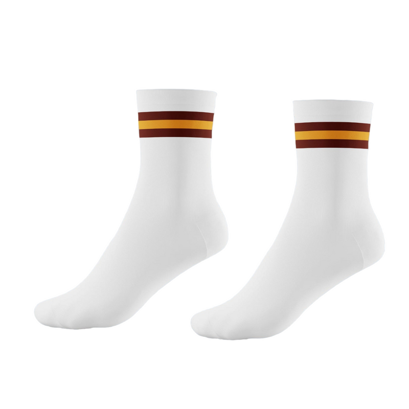 Magic Pro Mid Sock (White) - St Helen's