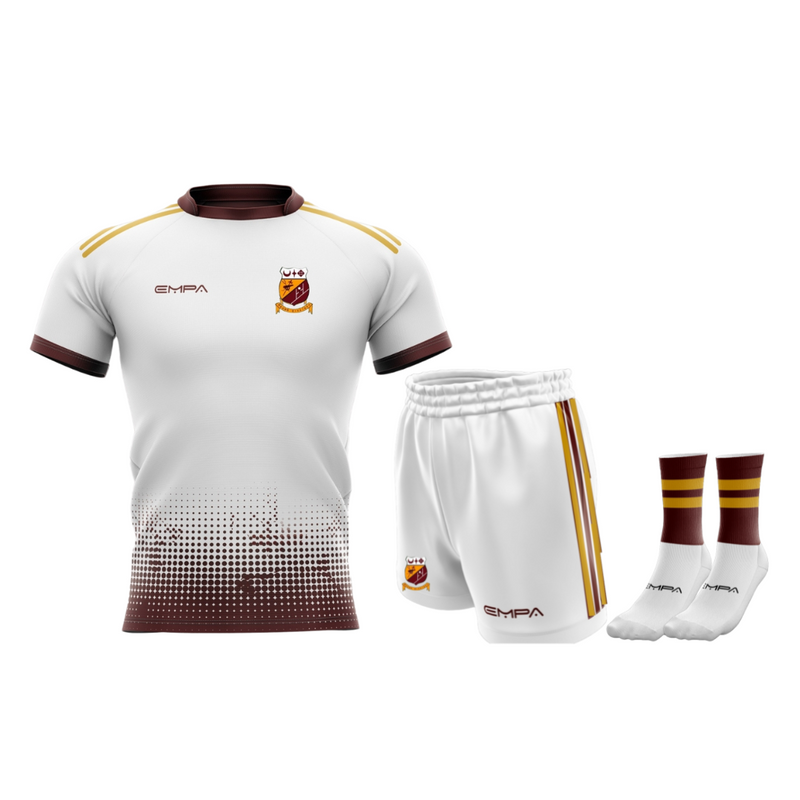 Shorts, Socks & Jersey Bundle (White) - St Vincents